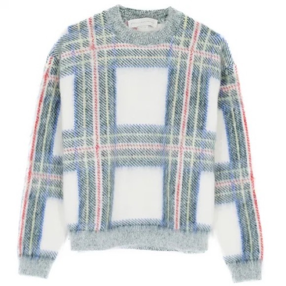 Stella McCartney Mohair Tartan Plaid Sweater - Picture 12 of 13